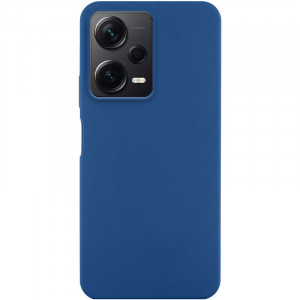 Чехол Silicone Cover Lakshmi Full Camera (AA) для Xiaomi Redmi Note 12 Pro 5G Синий / Navy Blue