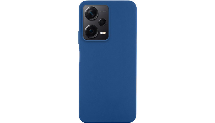 Чехол Silicone Cover Lakshmi Full Camera (AA) для Xiaomi Redmi Note 12 Pro 5G Синий / Navy Blue - фото