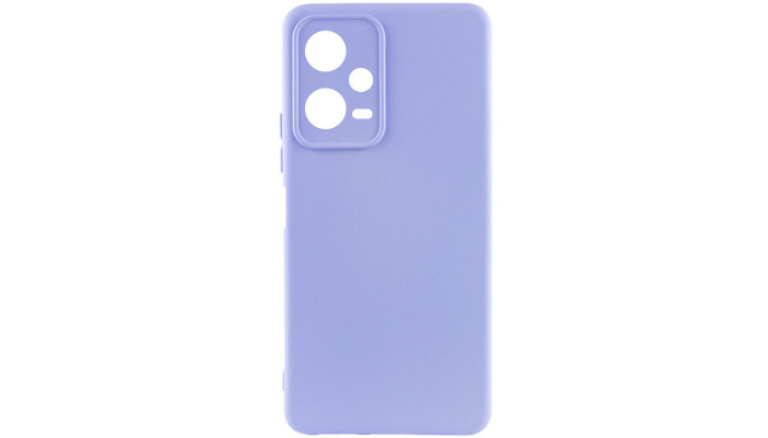 Чехол Silicone Cover Lakshmi Full Camera (AA) для Xiaomi Redmi Note 12 Pro 5G Сиреневый / Dasheen - фото