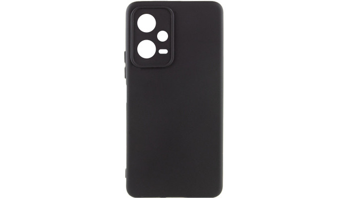 Чехол Silicone Cover Lakshmi Full Camera (AA) для Xiaomi Redmi Note 12 Pro 5G Черный / Black - фото