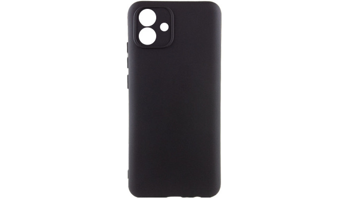 Чехол Silicone Cover Lakshmi Full Camera (AA) для Samsung Galaxy A04e Черный / Black - фото