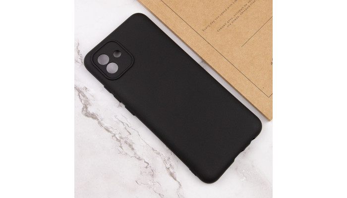 Чехол Silicone Cover Lakshmi Full Camera (AA) для Samsung Galaxy A04e Черный / Black - фото