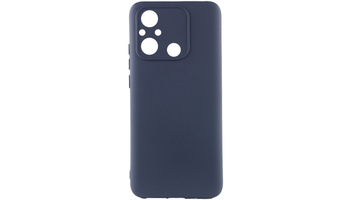 Чехол Silicone Cover Lakshmi Full Camera (AA) для Xiaomi Redmi 12C / Poco C55 Синий / Midnight Blue - фото