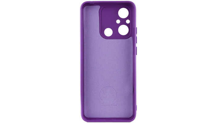 Чехол Silicone Cover Lakshmi Full Camera (AA) для Xiaomi Redmi 12C / Poco C55 Фиолетовый / Purple - фото