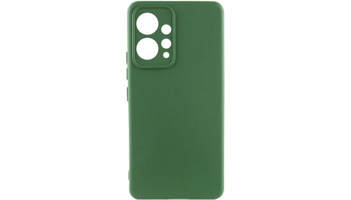 Чохол Silicone Cover Lakshmi Full Camera (AA) для Xiaomi Redmi Note 12 4G Зелений / Dark green - фото