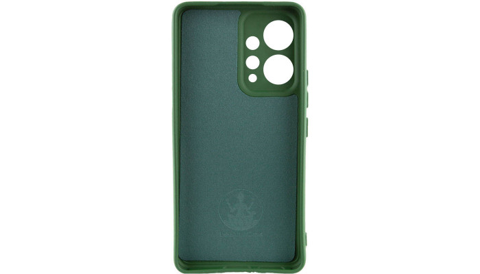 Чехол Silicone Cover Lakshmi Full Camera (AA) для Xiaomi Redmi Note 12 4G Зеленый / Dark green - фото