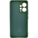 Чехол Silicone Cover Lakshmi Full Camera (AA) для Xiaomi Redmi Note 12 4G Зеленый / Dark green - фото