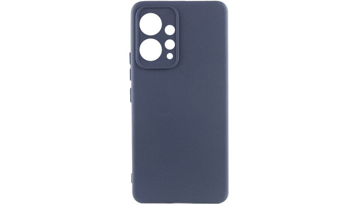 Чохол Silicone Cover Lakshmi Full Camera (AA) для Xiaomi Redmi Note 12 4G Синій / Midnight Blue - фото