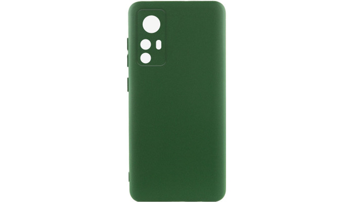 Чехол Silicone Cover Lakshmi Full Camera (AA) для Xiaomi Redmi Note 12S Зеленый / Dark green - фото