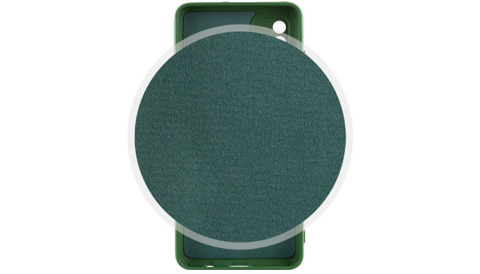 Чехол Silicone Cover Lakshmi Full Camera (AA) для Xiaomi Redmi Note 12S Зеленый / Dark green - фото