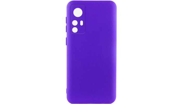 Чехол Silicone Cover Lakshmi Full Camera (AA) для Xiaomi Redmi Note 12S Синий / Iris - фото