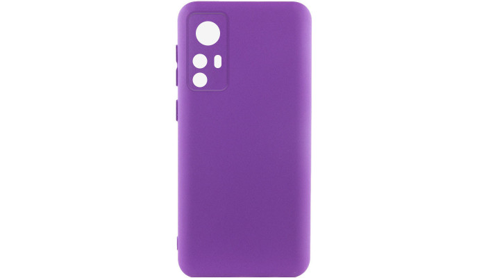 Чехол Silicone Cover Lakshmi Full Camera (AA) для Xiaomi Redmi Note 12S Фиолетовый / Purple - фото