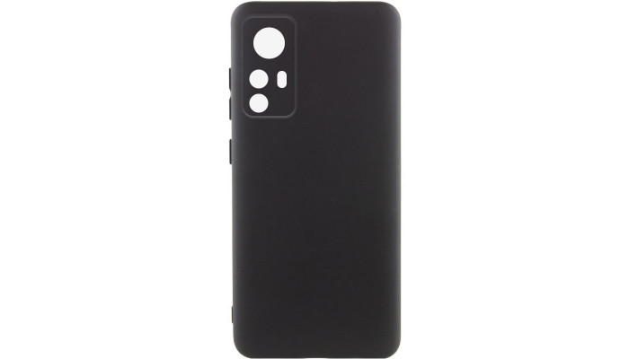 Чехол Silicone Cover Lakshmi Full Camera (AA) для Xiaomi Redmi Note 12S Черный / Black - фото