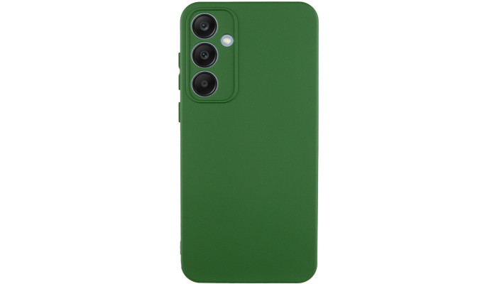 Чохол Silicone Cover Lakshmi Full Camera (AA) для Samsung Galaxy S23 FE Зелений / Dark green - фото