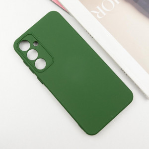 Чохол Silicone Cover Lakshmi Full Camera (AA) для Samsung Galaxy S23 FE Зелений / Dark green