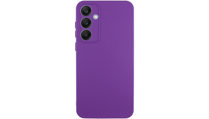 Чехол Silicone Cover Lakshmi Full Camera (AA) для Samsung Galaxy S23 FE Фиолетовый / Purple - фото