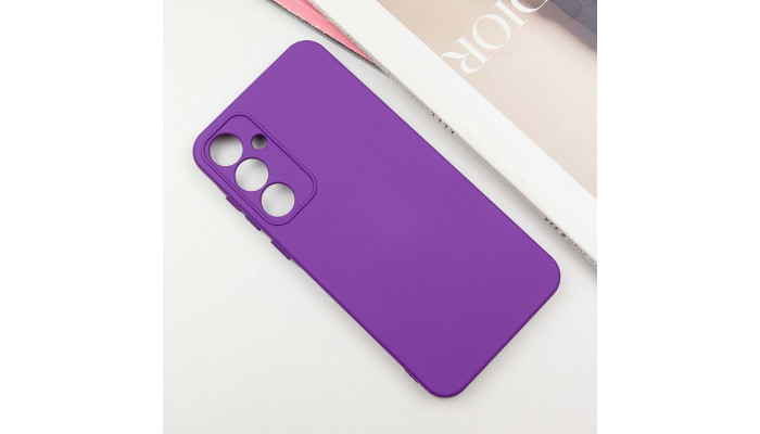 Чехол Silicone Cover Lakshmi Full Camera (AA) для Samsung Galaxy S23 FE Фиолетовый / Purple - фото