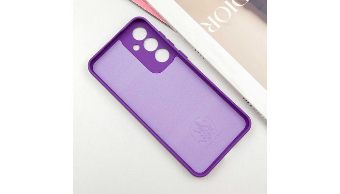 Чехол Silicone Cover Lakshmi Full Camera (AA) для Samsung Galaxy S23 FE Фиолетовый / Purple - фото