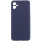 Чехол Silicone Cover Lakshmi Full Camera (AA) для Samsung Galaxy A05 Синий / Midnight Blue - фото