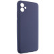 Чехол Silicone Cover Lakshmi Full Camera (AA) для Samsung Galaxy A05 Синий / Midnight Blue - фото