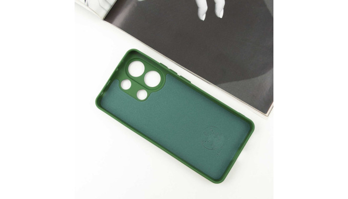 Чехол Silicone Cover Lakshmi Full Camera (AA) для Xiaomi Redmi Note 13 5G Зеленый / Dark green - фото