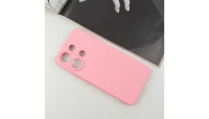 Чехол Silicone Cover Lakshmi Full Camera (AA) для Xiaomi Redmi Note 13 5G Розовый / Pink - фото