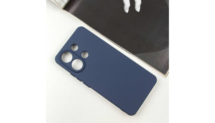 Чехол Silicone Cover Lakshmi Full Camera (AA) для Xiaomi Redmi Note 13 5G Синий / Midnight Blue - фото