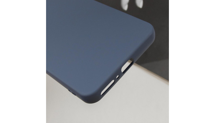 Чехол Silicone Cover Lakshmi Full Camera (AA) для Xiaomi Redmi Note 13 5G Синий / Midnight Blue - фото