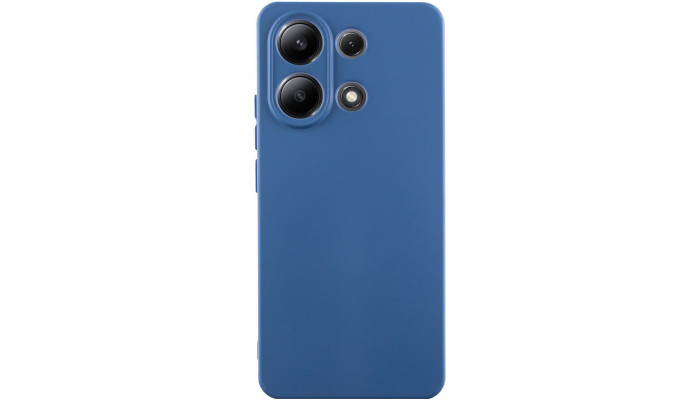 Чехол Silicone Cover Lakshmi Full Camera (AA) для Xiaomi Redmi Note 13 5G Синий / Navy Blue - фото