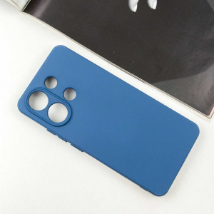 Чохол Silicone Cover Lakshmi Full Camera (AA) для Xiaomi Redmi Note 13 5G Синій / Navy Blue