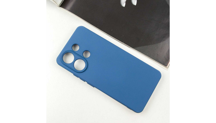 Чехол Silicone Cover Lakshmi Full Camera (AA) для Xiaomi Redmi Note 13 5G Синий / Navy Blue - фото