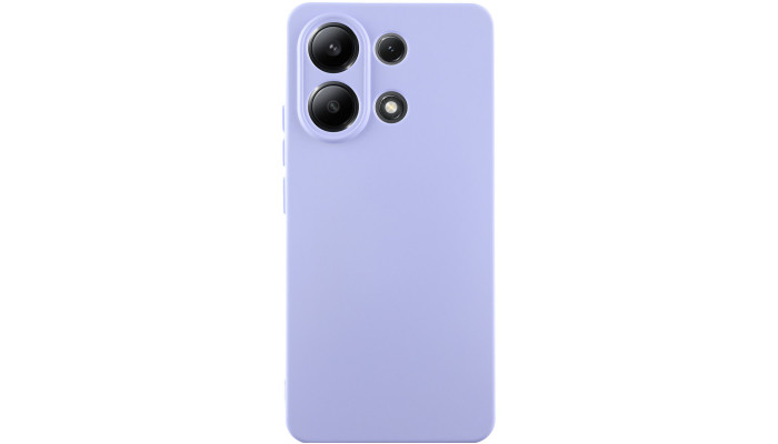 Чехол Silicone Cover Lakshmi Full Camera (AA) для Xiaomi Redmi Note 13 5G Сиреневый / Dasheen - фото