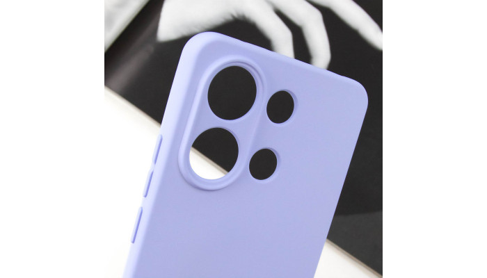 Чехол Silicone Cover Lakshmi Full Camera (AA) для Xiaomi Redmi Note 13 5G Сиреневый / Dasheen - фото