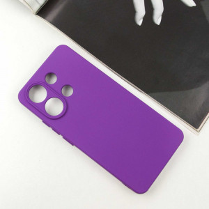 Чохол Silicone Cover Lakshmi Full Camera (AA) для Xiaomi Redmi Note 13 5G Фіолетовий / Purple