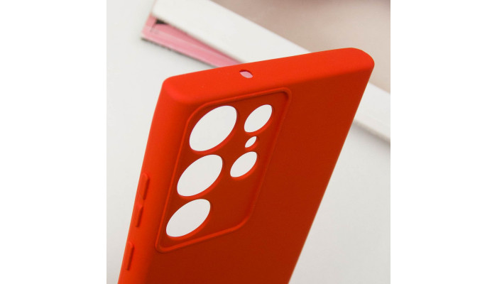 Чехол Silicone Cover Lakshmi Full Camera (AA) для Samsung Galaxy S24 Ultra Красный / Red - фото