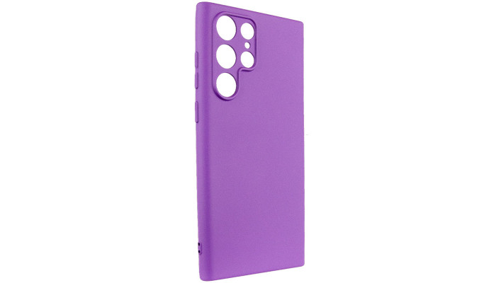 Чехол Silicone Cover Lakshmi Full Camera (AA) для Samsung Galaxy S24 Ultra Фиолетовый / Purple - фото