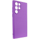 Чехол Silicone Cover Lakshmi Full Camera (AA) для Samsung Galaxy S24 Ultra Фиолетовый / Purple - фото