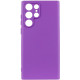 Чехол Silicone Cover Lakshmi Full Camera (AA) для Samsung Galaxy S24 Ultra Фиолетовый / Purple - фото