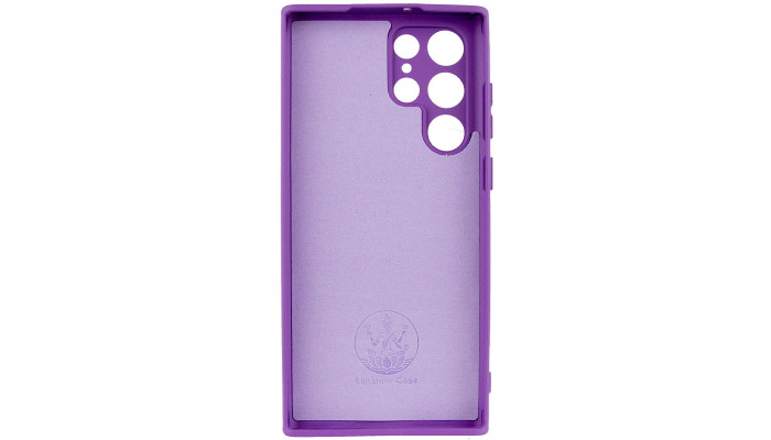 Чехол Silicone Cover Lakshmi Full Camera (AA) для Samsung Galaxy S24 Ultra Фиолетовый / Purple - фото