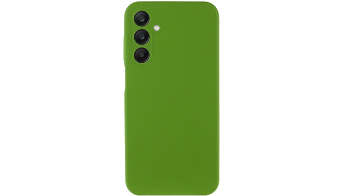 Чохол Silicone Cover Lakshmi Full Camera (AA) для Samsung Galaxy A15 4G/5G / M15 5G Зелений / Dark green - фото