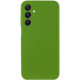 Чохол Silicone Cover Lakshmi Full Camera (AA) для Samsung Galaxy A15 4G/5G / M15 5G Зелений / Dark green - фото