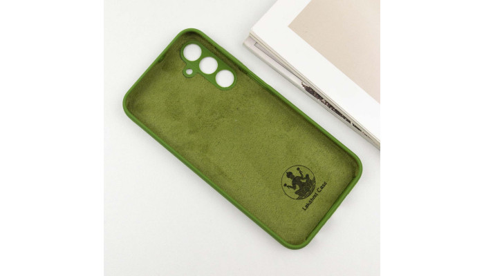 Чохол Silicone Cover Lakshmi Full Camera (AA) для Samsung Galaxy A15 4G/5G / M15 5G Зелений / Dark green - фото