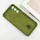 Чохол Silicone Cover Lakshmi Full Camera (AA) для Samsung Galaxy A15 4G/5G / M15 5G Зелений / Dark green - фото