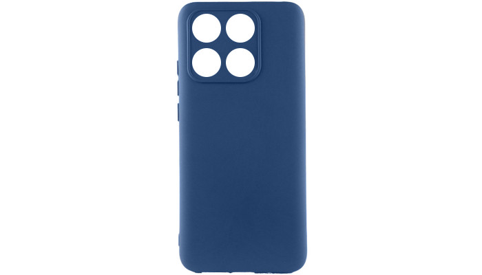 Чохол Silicone Cover Lakshmi Full Camera (AA) для Xiaomi 14 Синій / Navy Blue - фото