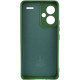 Чохол Silicone Cover Lakshmi Full Camera (AA) для Xiaomi Redmi Note 13 Pro+ Зелений / Dark green - фото