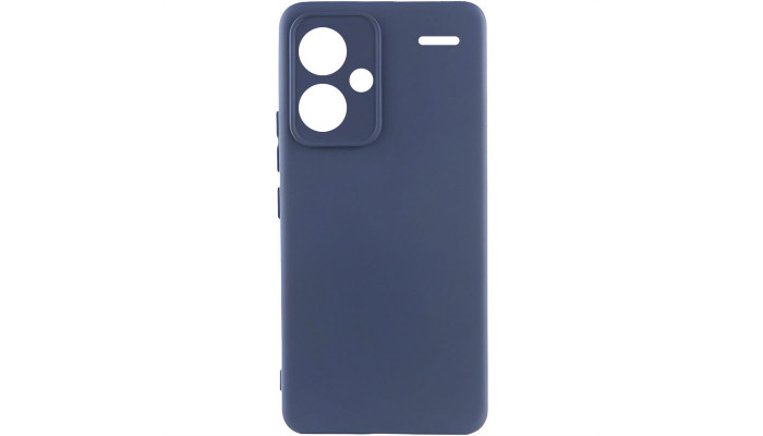 Чохол Silicone Cover Lakshmi Full Camera (AA) для Xiaomi Redmi Note 13 Pro+ Синій / Midnight Blue - фото