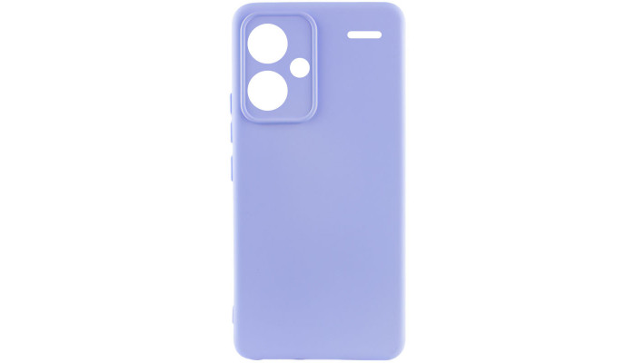 Чехол Silicone Cover Lakshmi Full Camera (AA) для Xiaomi Redmi Note 13 Pro+ Сиреневый / Dasheen - фото