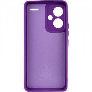 Чехол Silicone Cover Lakshmi Full Camera (AA) для Xiaomi Redmi Note 13 Pro+ Фиолетовый / Purple