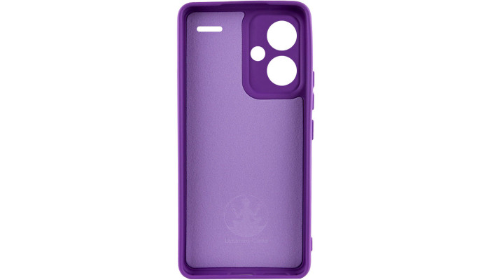 Чехол Silicone Cover Lakshmi Full Camera (AA) для Xiaomi Redmi Note 13 Pro+ Фиолетовый / Purple - фото