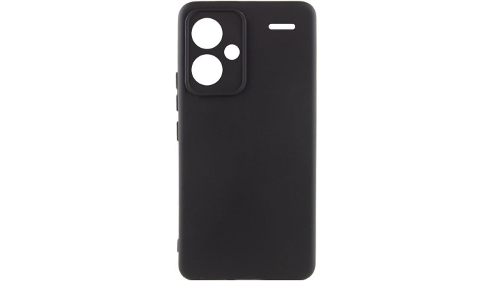 Чехол Silicone Cover Lakshmi Full Camera (AA) для Xiaomi Redmi Note 13 Pro+ Черный / Black - фото